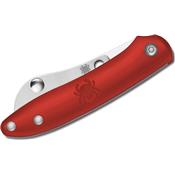 C189PRD - Couteau SPYDERCO Roadie Red