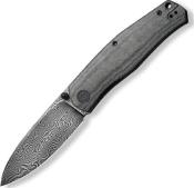 C22007DS1 - Couteau CIVIVI Sokoke Micarta Noir Damas