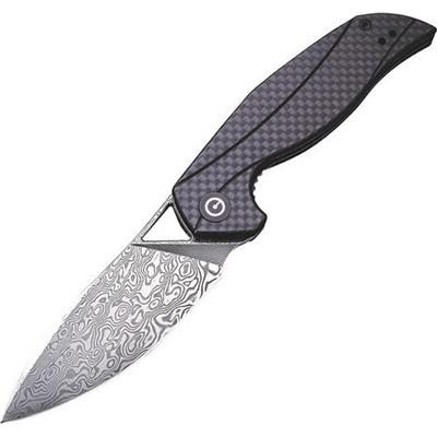 CIVC903DS - Couteau CIVIVI Anthropos Damas Noir/Noir avec Clip