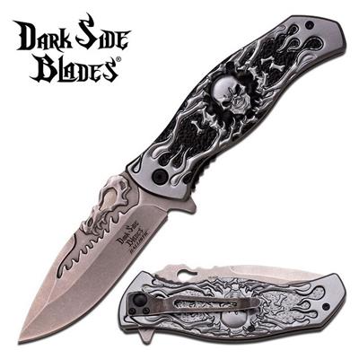 DSA024GY - Couteau DARK SIDE BLADES Spring Assisted Knife