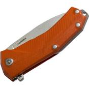 KUROR - Couteau LION STEEL Kur G10 orange avec Clip