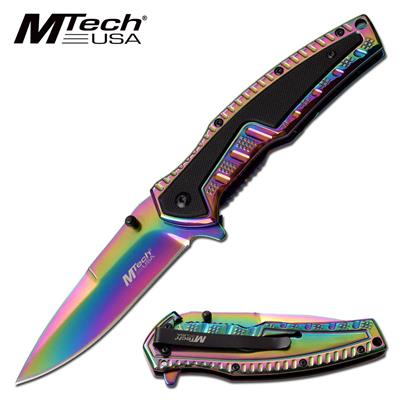 MTA1070RB - Couteau MTECH Framelock A/O Spectrum