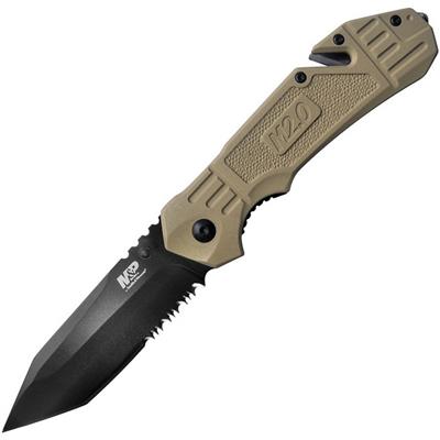 SW1100076 - Couteau SMITH & WESSON M&P Linerlock A/O Tan