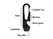 KMT01R3 - NITE IZE  Doohickey Key Tool Noir