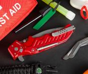 0179SWRED - Couteau de Sauvetage EXTREMA RATIO Glauca G1 Rescue Red