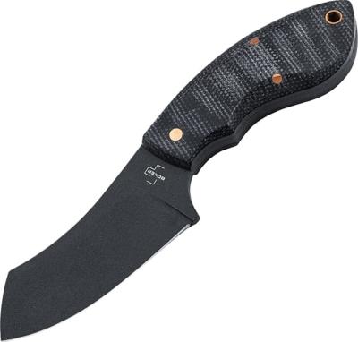 02BO085 - Couteau Fixe BOKER PLUS Rhino all black Copper 