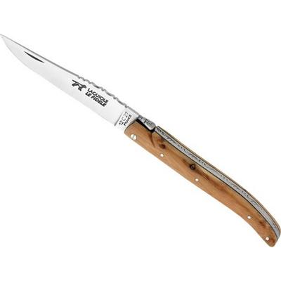 2837 - Couteau Laguiole LE FIDELE Plein Manche Genévrier 12 cm Inox