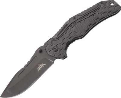 361012 - Couteau ATK Alu Noir + clip + étui - Aitor Tactical Knives