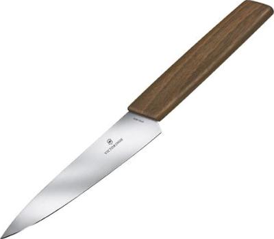 6.9010.15G - Couteau de Cuisine VICTORINOX Swiss Modern 15 cm Noyer