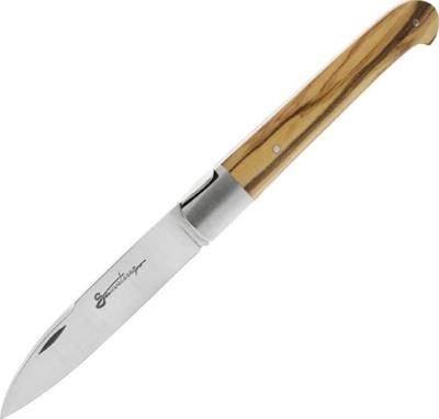 78106 - Couteau de SAUVETERRE Bois d'Olivier 11 cm Inox