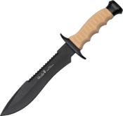 9375 - Couteau de Chasse MUELA 85-181 Noir & Sable 18 cm Inox 