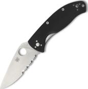 C122GPS - Couteau SPYDERCO Tenacious Black