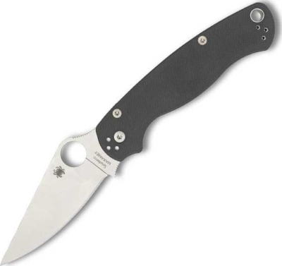 C81GPDGY2 - Couteau SPYDERCO Para Military™ 2 G-10 Dark Gray Maxamet