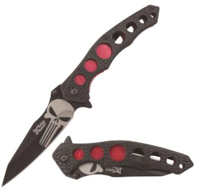 DF208RD - Couteau DARK FANTASY BLADES Ouverture Assistée Red