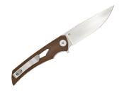 EIK.551SBR - Couteau EIKONIC Aperture Micarta Marron