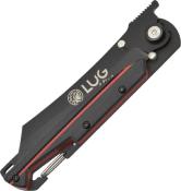 LUSP3THRB - Couteau LUG SP3T Noir et Rouge