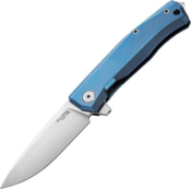 MT01BL - Couteau LION STEEL Myto Titanium Bleu