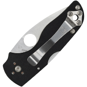 C230MBGP - Couteau SPYDERCO Lil'Native G10 Black Mid Back Lock