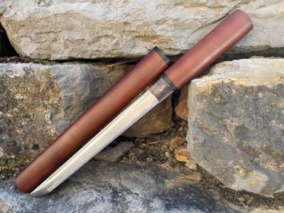 TTWD1 - Tanto en Bois de Rose Acier 1045 52 cm