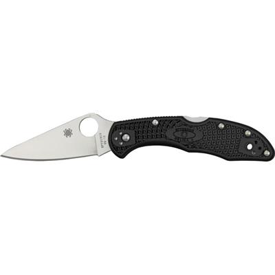 C11FPBK - Couteau SPYDERCO Delica 4 Flat Ground Black