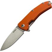 KUROR - Couteau LION STEEL Kur G10 orange avec Clip