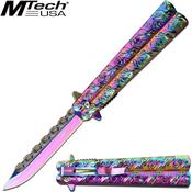 MTA1173RB - Couteau MTECH USA Linerlock A/O Spectrum