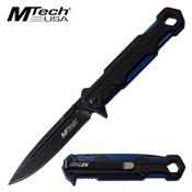 MTA1128BL - Couteau MTECH Spring Assisted Knife