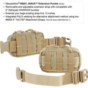 MX8001B - Pochette JANUS Extension Pocket MAXPEDITION Black