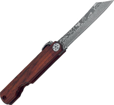 01PE320 - Couteau HIGONOKAMI BOKER Bonsaï Mokusaï Damascus