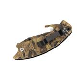 304712 - Couteau PUMA-TEC Chasse Camo 12 cm Inox + Clip