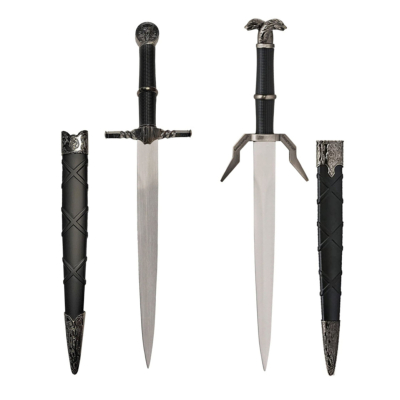 SSDSW1 - Steel + Silver Dagger with Sheath - THE WITCHER