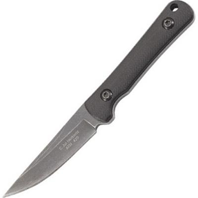 575906 - Couteau de Cou HERBERTZ Inox G10 Noir + Etui