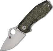 C268MTIP - Couteau SPYDERCO Spynano Flash Batch Titanium/Micarta Sprint Run 2024