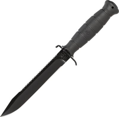 GL12183 - Poignard de combat GLOCK Noir 16,5 cm avec Scie et Etui 