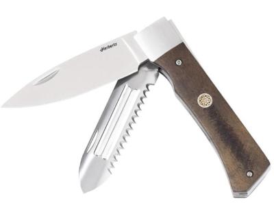 HE.10000718 - Pliant HERBERTZ 2 Pièces Noyer 11cm Inox 