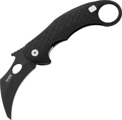 LE1ABB - Couteau LIONSTEEL Karambit L.E.One Noir/Noir