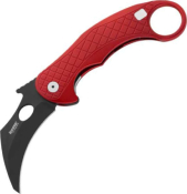 LE1ARB - Couteau LIONSTEEL Karambit L.E.One Rouge/Noir