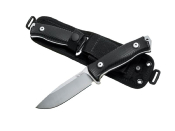 M5G10 - Poignard LIONSTEEL M5 G10 Noir avec Etui Cordura