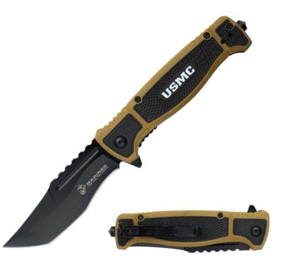MA3005TN - Couteau USMC Ouverture Assistée Sable