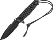 TB0001 - Couteau TB OUTDOOR Maraudeur Paracord 550 Mixte Noir