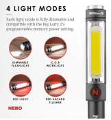 NEB.6737.G - Lampe Torche NEBO Big Larry 2 500 Lumens