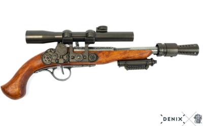 P1322 - Pistolet à Silex Steampunk DENIX