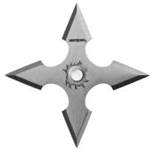 STARSPP1 - Set de 3 Etoiles à Lancer Silver avec Etui