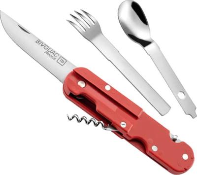TB0132 - Couteau Multifonctions TB OUTDOOR Bivouac Rouge Marine Nationale 