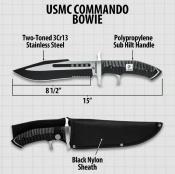UC3652 - Couteau UNITED CUTLERY USMC Commando Bowie
