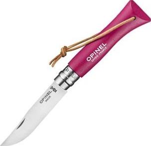 OP002201 - Couteau OPINEL Baroudeur N° 6 VRI Framboise à Lacet