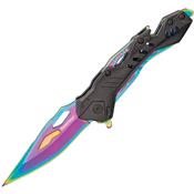 UC3305 - Couteau UNITED CUTLERY Rampage Noir/Arc en ciel