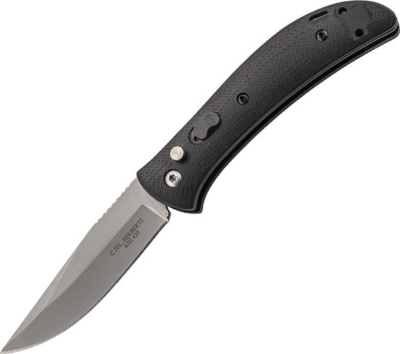 593210 - Couteau Automatique HERBERTZ G10 Noir 9,5 cm Inox
