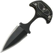 AB016 - Couteau de Cou ABKT Tac  Neck Knife Black