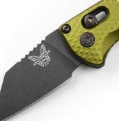 BEN2950BK-2 - Couteau BENCHMADE Partial Auto Immunity Woodland Green